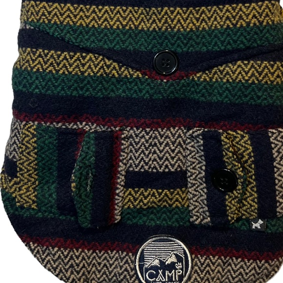 🐾❤️👀 The CUTEST dog sweater / jacket. Colorful, so dang cute!! Very warm. XS - Picture 4 of 6